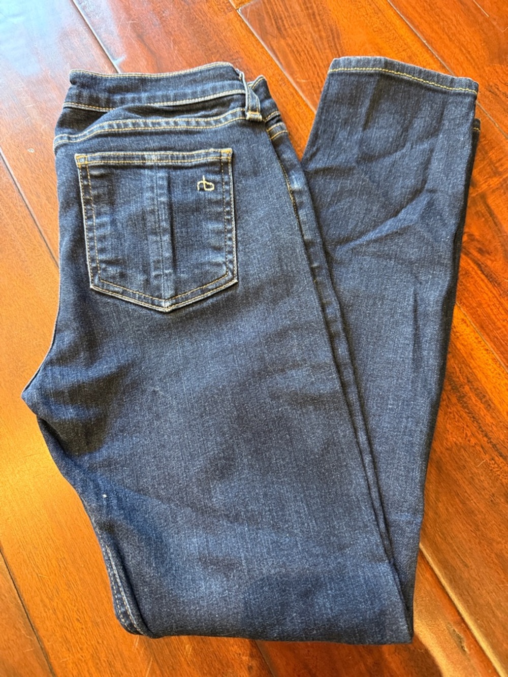 rag & bone Women's Dark Indigo Skinny Jeans